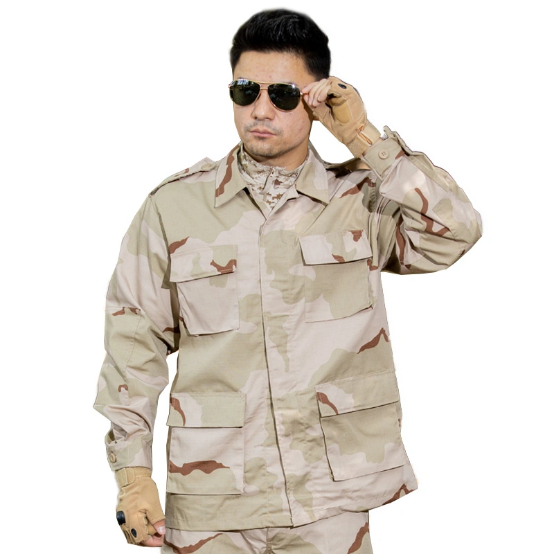 Wholesale Camouflage Clothing Combat Military Tactical Army Uniform Jacket + Pant Bdu Military Suit