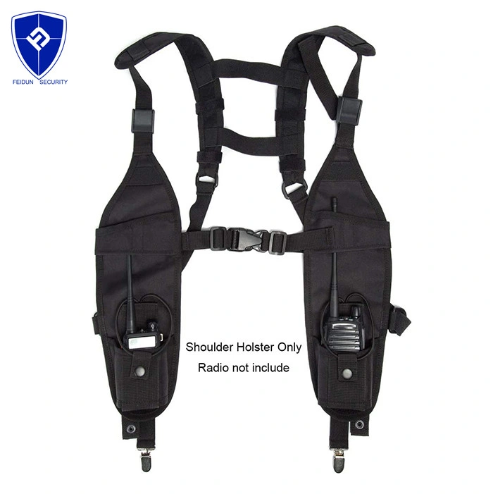 Universal Double Radio Shoulder Harness Holster