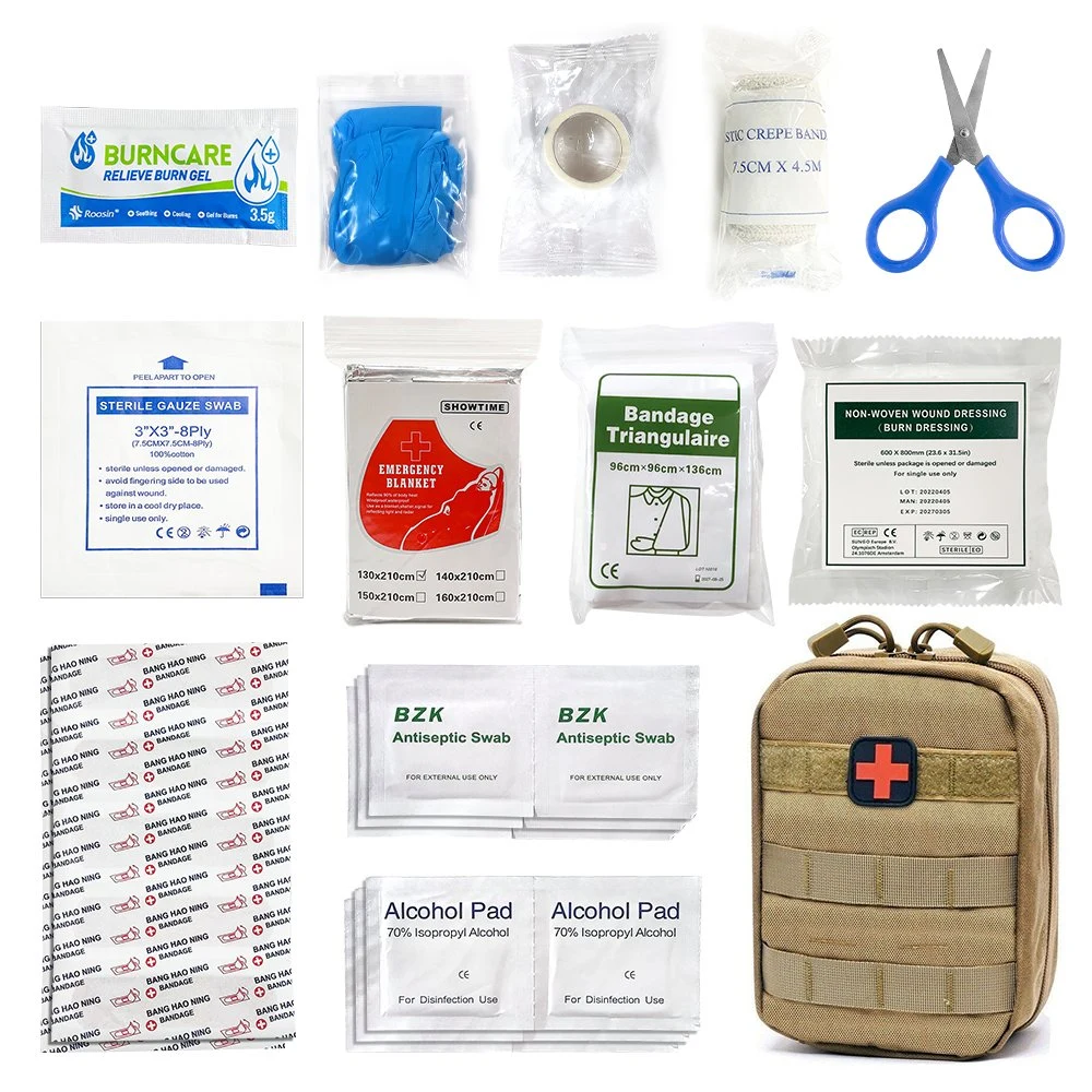 Ifak Pouch EDC Combat First Aid Trauma Tactical Kit Bag Designed to Treat Gun Shot Wounds