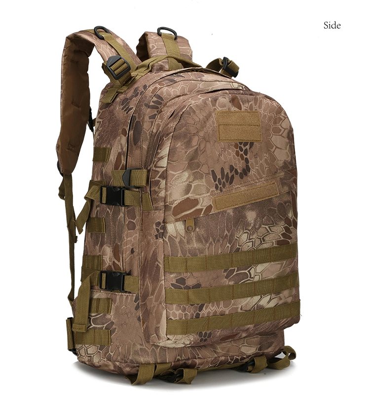 Jungle Python Pattern Camouflage Multicolor Waterproof Tactical Sports Backpack